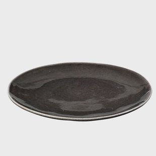 Broste Copenhagen Nordic Coal bord Ø 26 cm.