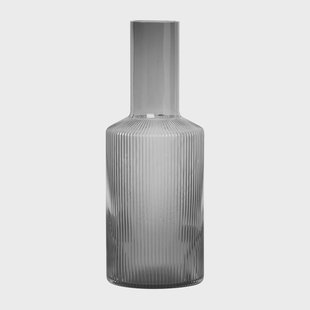 Ferm Living Ripple karaf smoked grey