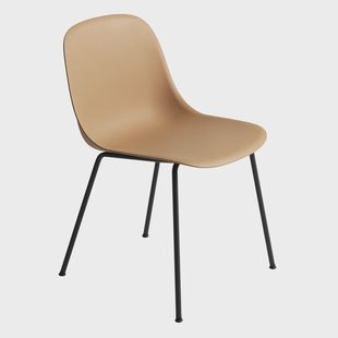 Muuto Fiber side chair stoel oker (geel)