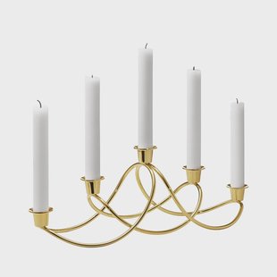 Georg Jensen Harmony kandelaar verguld