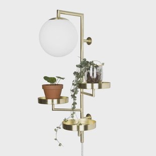 Globen Lighting Astoria wandlamp messing Globen Lighting Astoria wandlamp messing