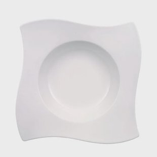 Villeroy & Boch New Wave diep bord 24 x 24 cm.