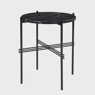 GUBI TS tafel Ø 40 cm zwart marmer