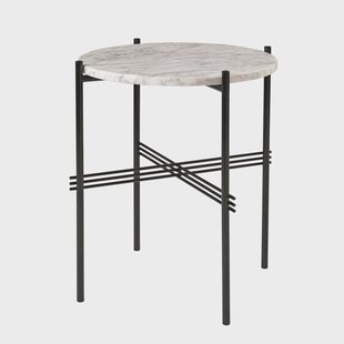 GUBI TS tafel Ø 40 cm wit marmer