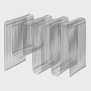 AYTM Curva tijdschriftenstandaard zilver