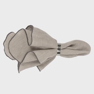 Broste Copenhagen Gracie linnen servetten beige