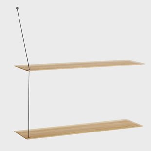 Woud Stedge plank 80 cm. wit gepigmenteerd eiken