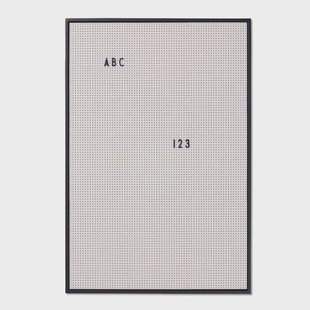 Design Letters Design Letters letterbord A2 grijs Design Letters Design Letters letterbord A2 grijs