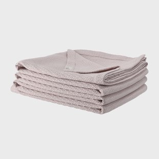 Scandi Living Kimono bedsprei 260 x 260 cm. dusty rose (roze)