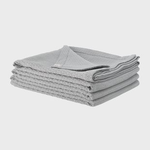 Scandi Living Kimono bedsprei 260 x 260 cm. concrete (grijs)