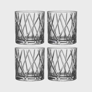Orrefors City Double Old Fashioned glas 4-pack 34 cl.