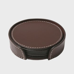 Ørskov Ørskov onderzetter (glazen) 6-pack bruin Ørskov Ørskov onderzetter (glazen) 6-pack bruin
