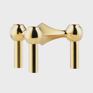 STOFF Nagel kandelaar messing