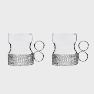Iittala Tsaikka glas met oor 23 cl 2-pack 23 cl.