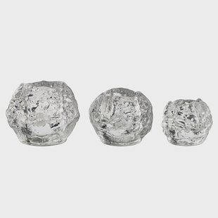 Kosta Boda Snowball waxinelichthouder 3-pack 3-pack