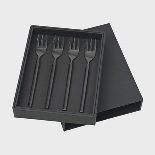 Broste Copenhagen Tvis vork 4-pack zwart