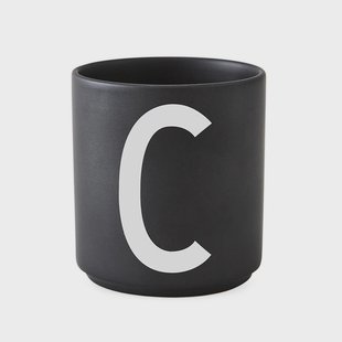 Design Letters Design Letters beker zwart C