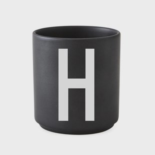 Design Letters Design Letters beker zwart H
