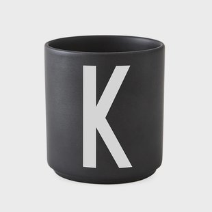 Design Letters Design Letters beker zwart K