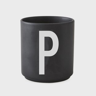 Design Letters Design Letters beker zwart P