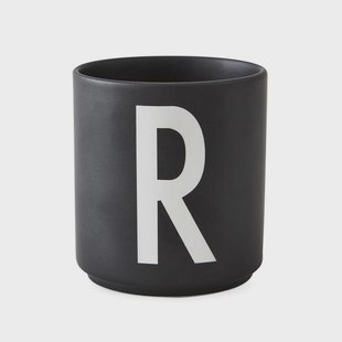 Design Letters Design Letters beker zwart R