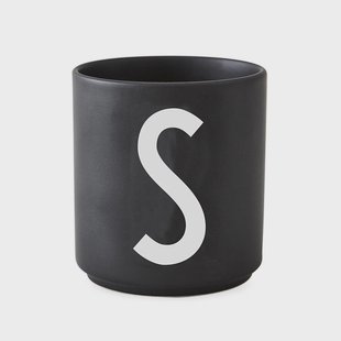 Design Letters Design Letters beker zwart S
