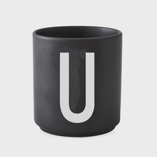 Design Letters Design Letters beker zwart U
