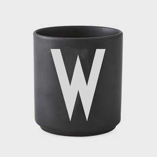 Design Letters Design Letters beker zwart W
