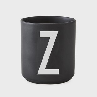 Design Letters Design Letters beker zwart Z