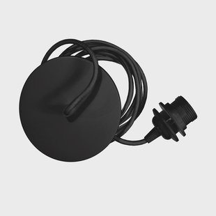 Umage Rosette plafondophangsysteem metaal zwart