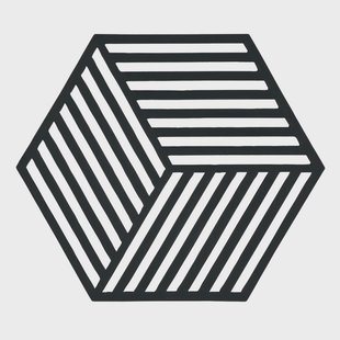 Zone Denmark Hexagon pannenonderzetter zwart