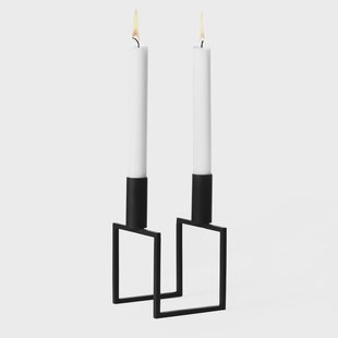 Audo Copenhagen Line kandelaar black (zwart)