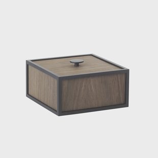 Audo Copenhagen Frame 14 box met deksel gerookt eiken Audo Copenhagen Frame 14 box met deksel gerookt eiken