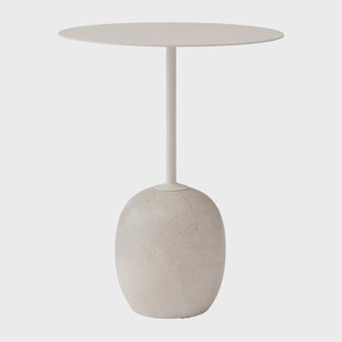 &Tradition Lato tafel LN8 Ivory white-Crema diva marble