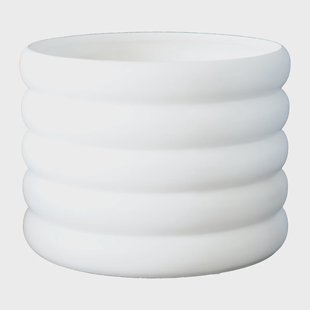 DBKD Mud bloempot wit groot - Ø 20 cm.