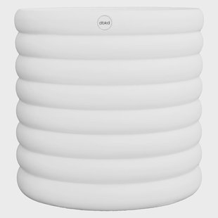 DBKD Mud bloempot wit XL, Ø 27 cm