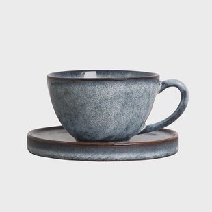 Byon Jade kop met schotel blauw