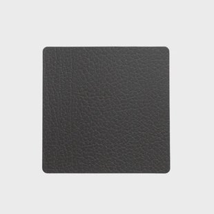 LIND DNA Bull onderzetter (glazen) square bruin