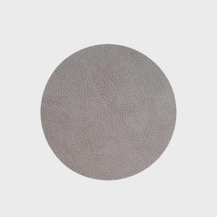 LIND DNA Hippo onderzetter (glazen) circle antraciet