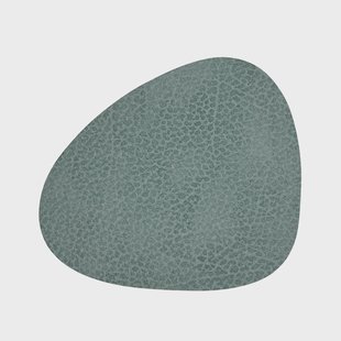 LIND DNA Hippo onderzetter (glazen) curve pastelgroen