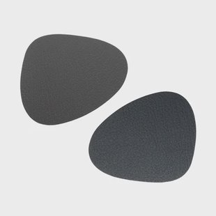 LIND DNA Bull onderzetter (glazen) keerbaar curve 1 St. zwart-bruin