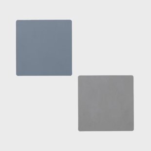 LIND DNA Nupo onderzetter keerbaar square 1 St. lichtblauw-lichtgrijs