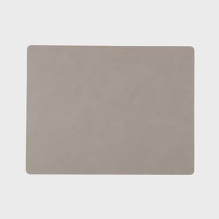 LIND DNA Nupo placemat square L lichtgrijs