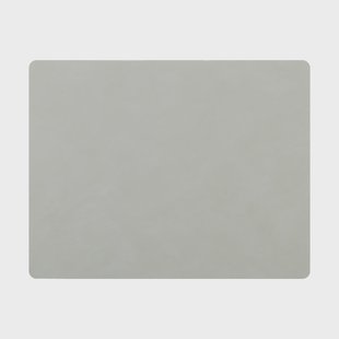 LIND DNA Nupo placemat square L metallic (steengrijs)