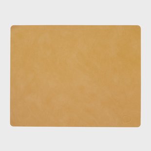 LIND DNA Nupo placemat square L Burned curry