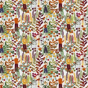 Arvidssons Textil Trädgård stof Roest