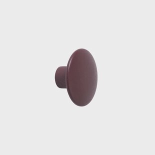 Muuto Dots wandhaak bordeaux middel
