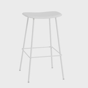 Muuto Fiber Tube barkruk 75 cm. wit
