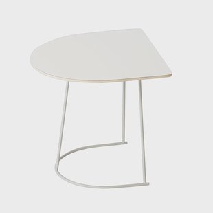 Muuto Airy bijzettafel half size gebroken wit
