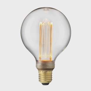 Globen Lighting Laser filament LED E27 9,5 cm. - E27